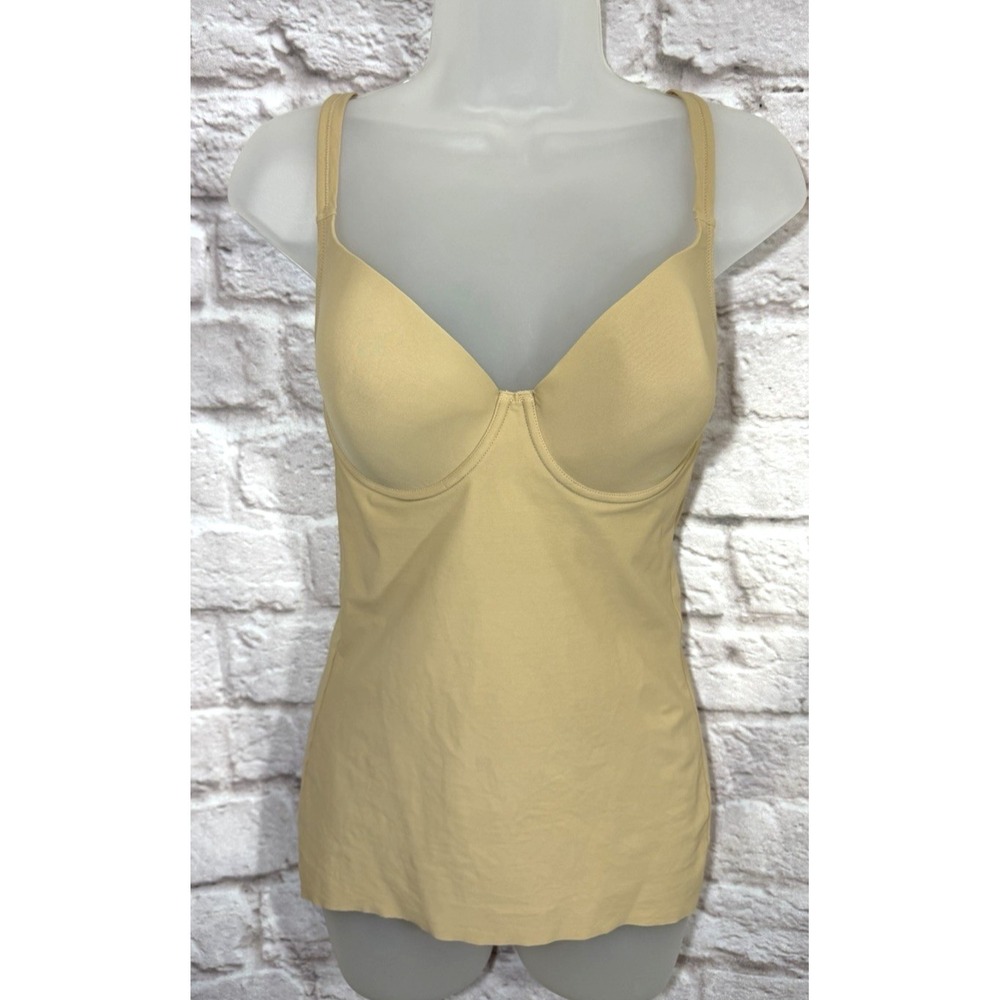Wacoal Shapewear Camisole Beige 38C Slimming Adjustable Strap Full Coverage